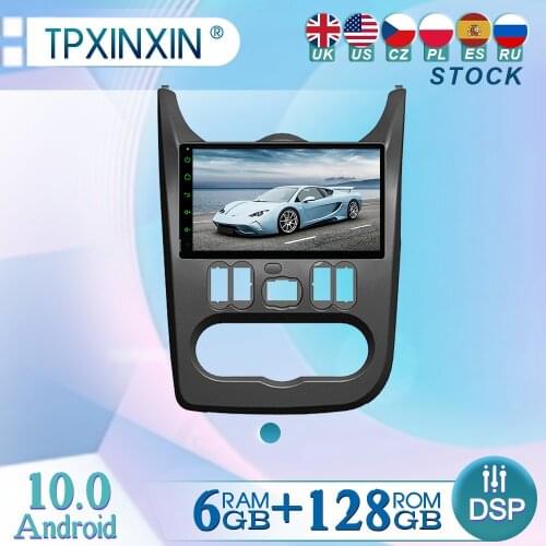 6+128GB For Renault Duster 2009-2016 Android 10 Radio Player Car GPS Navigation Head Unit Car Radio with Screen WIFI DSP CARPLAY