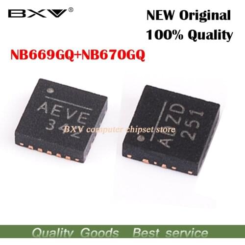 Free shipping 5pair NB669GQ-Z NB669GQ NB669 (AEVD ) (5pcs) + NB670GQ-Z NB670GQ NB670 (ADZD ) (5pcs) QFN-16 new original
