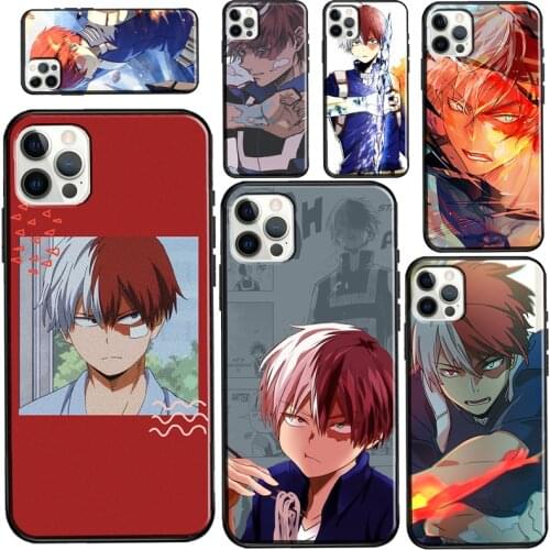 Shoto Todoroki My Hero Academia Case For iPhone 12 Pro Max mini 6S 7 8 Plus SE 2020 Case For iPhone 11 Pro Max XS X XR