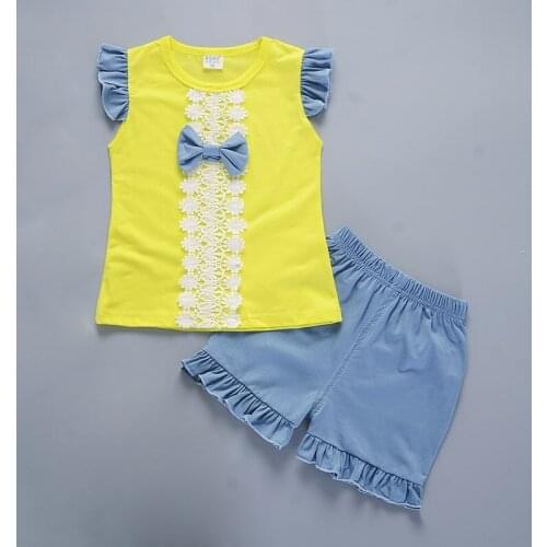 Children Clothes Suit 2018 Summer Girls Clothing Set 2pcs Outfit Kids Sport wear Tracksuits For Girls Baby Suits First 2 3 years