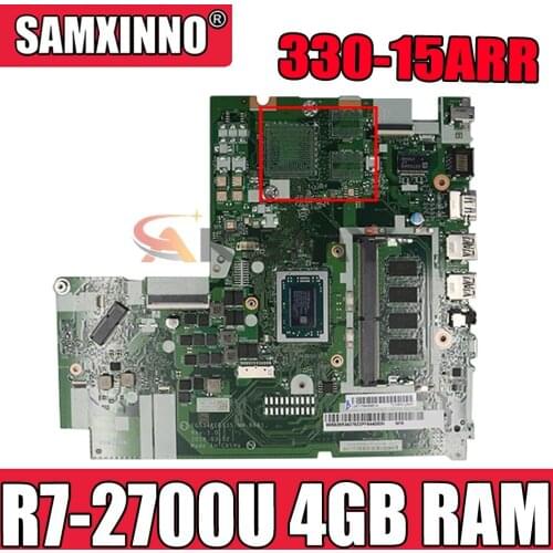 For Lenovo 330-15ARR laptop motherboard NM-B681 motherboard CPU R7-2700U RAM 4GB tested 100% working FRU 5B20R34286 5B20R34274