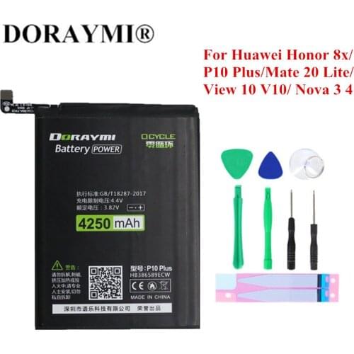 Аккумуляторы для телефонов Huawei Honor 8X Doraymi China At AliExpress