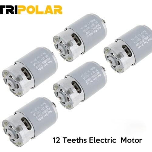 12/14.4/16.8/21/25V 12 Teeths Electric Gear DC Motor For Cordless Drill Screwdriver Maintenance Spare Parts
