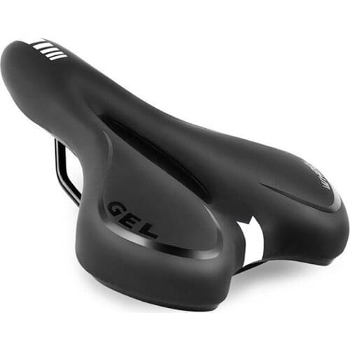 GEL Bicycle Saddle Professional MTB Mountain Road Bike Comfort Silicone Perforated Seat Cushion Ergonomic Riding Saddle BC0354
