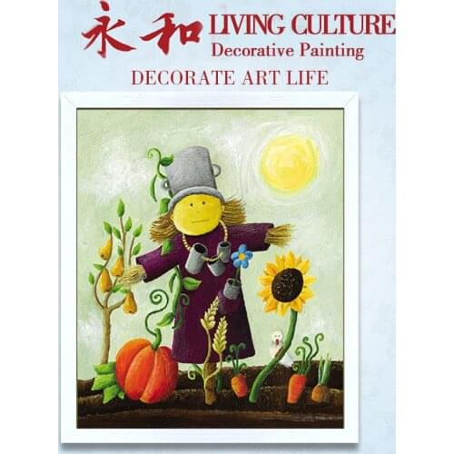 YongHe picture paint on canvas diy digital oil painting by numbers drawing home decor craft Nordic style-Childrens Painting