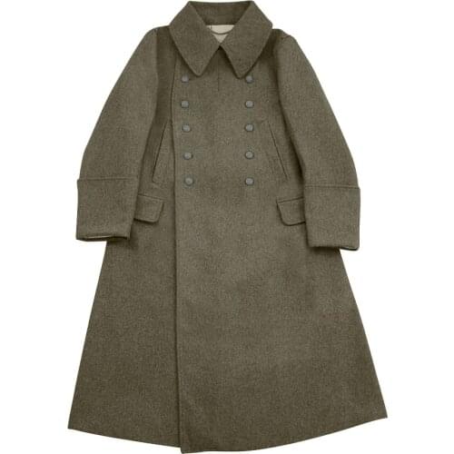 GUGA-011 WWII German M44 Heer EM Brown wool Guardcoat