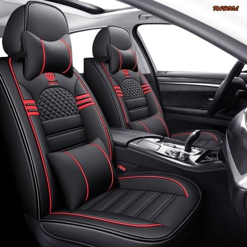 KAHOOL leather car seat covers For Toyota Corolla CHR Camry Rav4 Auris Prius Yalis Avensis auto accessories car seats style