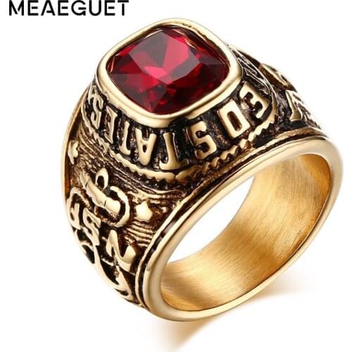 Meaeguet Gold Rings For Men