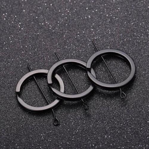 20pcs/lot 25mm 28mm 30mm Black Color Iron Key Chain Rings DIY Jewelry Accessories Flat Key Holder Split Rings Keychain Keyfob
