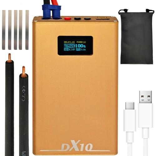 Mini Spot Welding Machine For 18650 Battery Spot Welder 20 Gears Adjustable Spot Welding Machine with Charge-pal OLED Display