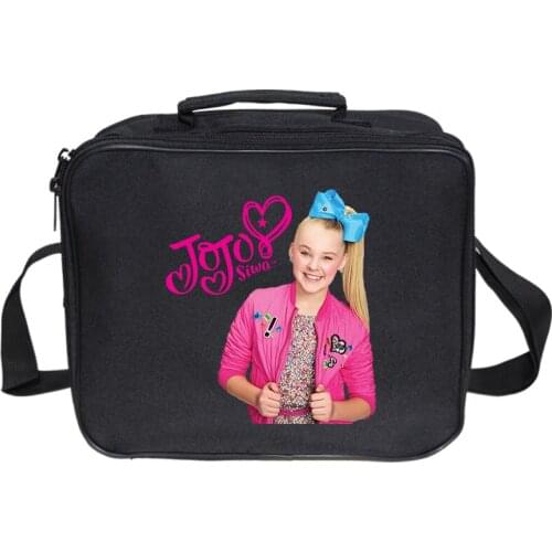 Fashion Jojo Siwa Lunch Bag Students Lunch Box Worker Lunch Bag Boys Girls Teens Bag Child Picnic Insulation Bag