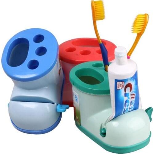 Fashion Storage boot toothbrush holder (with toothpaste squeezer) 12*7.5*8.3cm