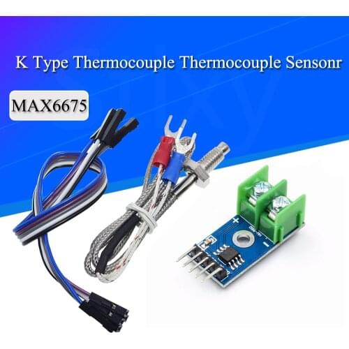 MAX6675 Module + K Type Thermocouple Thermocouple Sensor Temperature Degrees Module for Arduino