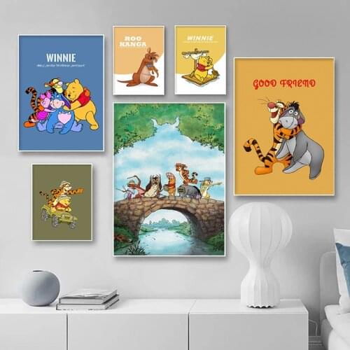 5D DIY Diamond Painting Disney Cartoon Anime Cute Winnie The Pooh Diamond Embroidery Cross Stitch Kit Mosaic Picture Decoration