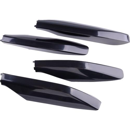 CITALL 4pcs/set Roof Rack Rail End Covers Shell Fit For Toyota Land Cruiser Prado FJ120 2003 2004 2005 2006 2007 2008 2009