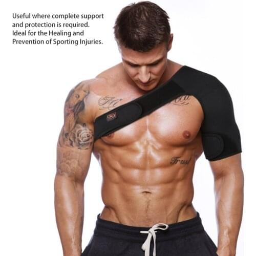 Wholesale Neoprene Brace Dislocation Injury Arthritis Pain Shoulder Support Strap Hot Sell Adjustable Breathable Sport Accessory