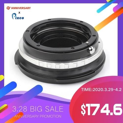 Pixco Built-in Aperture Canon EOS EF Lens to Sony FZ Mount Adapter Ring Without Tripod For PMW-F3, F5, F55