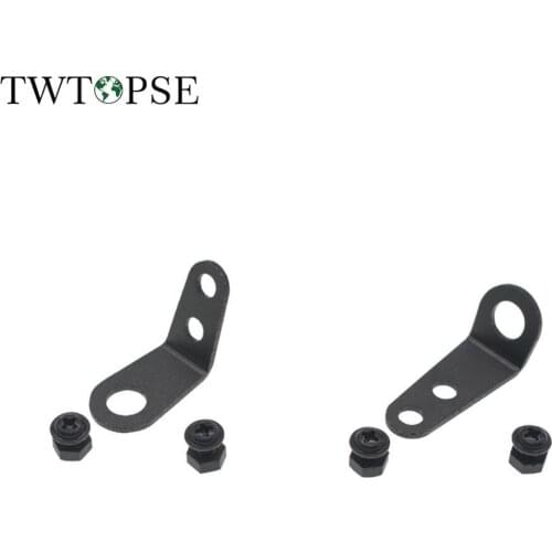 TWTOPSE Bike Fender Rack For Brompton Folding Bicycle Mudguard Mud Guard Fender Holder Bracket Front Rear Rack Aluminum Alloy