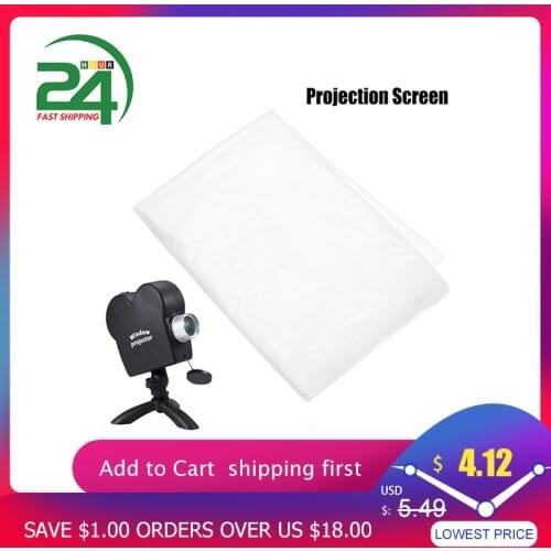 Window Movie Projector Screen Christmas Halloween Movie Foldable Display Cloth