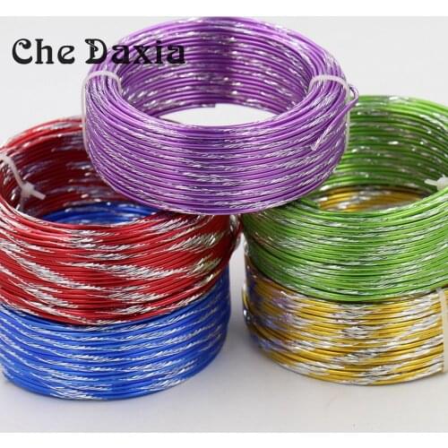 2mm Diameter 30m/roll) spiral Engraved aluminum wire for DIY Handicrafts materials