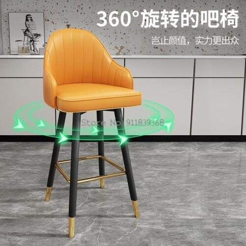 Tables and chairs modern minimalist high stools home bar stools front desk chairs wrought iron bar stools high stools light luxu