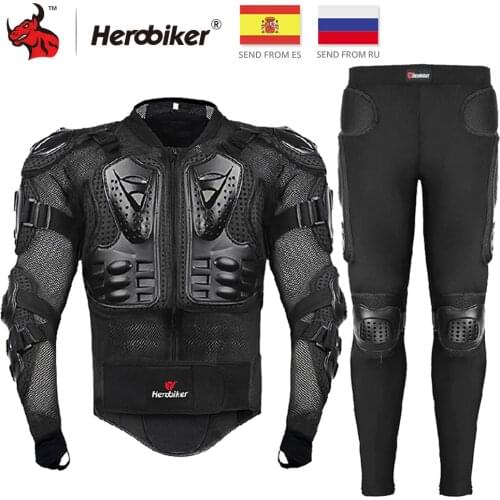 HEROBIKER Motorcycle Armor Protective Gear Summer Motocross Gear Armor Body Chest Moto Rider Racing Jacket Motorcycle Protection