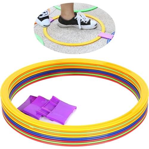 10pcs 28cm/38cm Fast Speed Ring Football Soccer Basketball Sport Training Rings Equipment