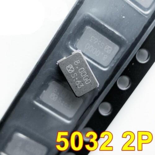 10PCS 5032 Metal SMD 4pin 8MHZ Passive SMD Quartz Resonator Crystal Oscillator