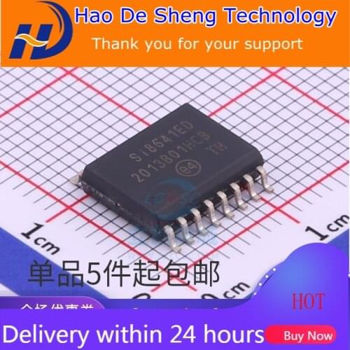 10PCS/LOT SI8641ED-B-ISR SI8641ED SOP16 Digital Isolator IC New Original In Stock