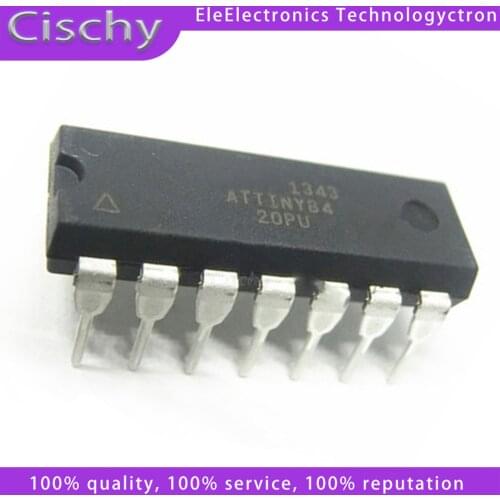 2pcs ATTINY84A-PU ATTINY84-20PU ATTINY84 DIP-14 In Stock