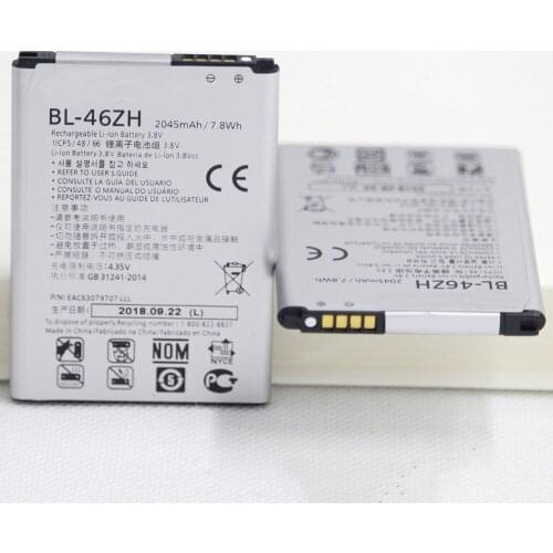 2XPhone Battery BL-46ZH 2045mAh For LG K7 K8 K89 LS675 LS675 M1 M1V MS330 US375 X210 AS330 K332 K350N K371 BL46ZH Mobile battery