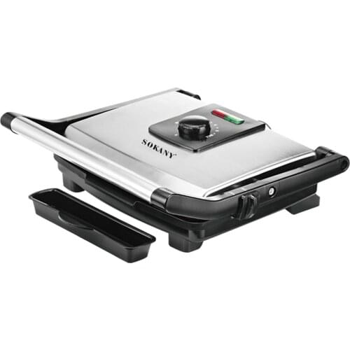Nonstick Plate Grill Appliance Electric Griddle Panini Maker 2000W Eu Plug
