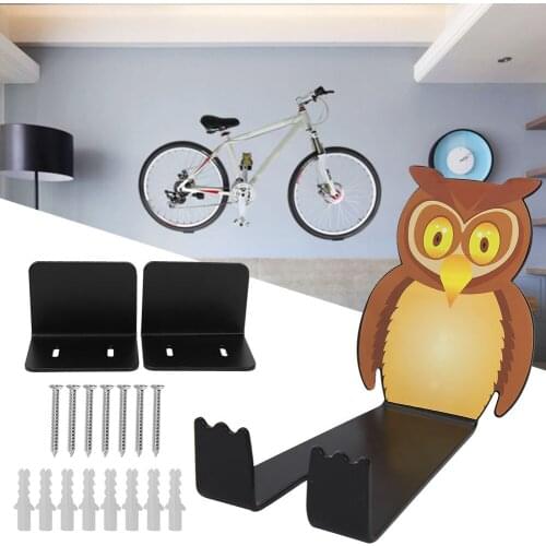 Free Shipping Bicycle Hook Parking Rack Cycling Bike Equipment Display Stand Owl Wall Hanger Protect Bike Accessorie New