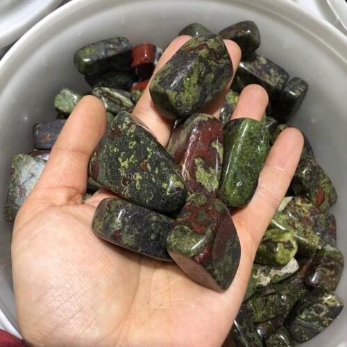Large size natural Dragon Blood Stone tumbled stone polished Rock crystal stone