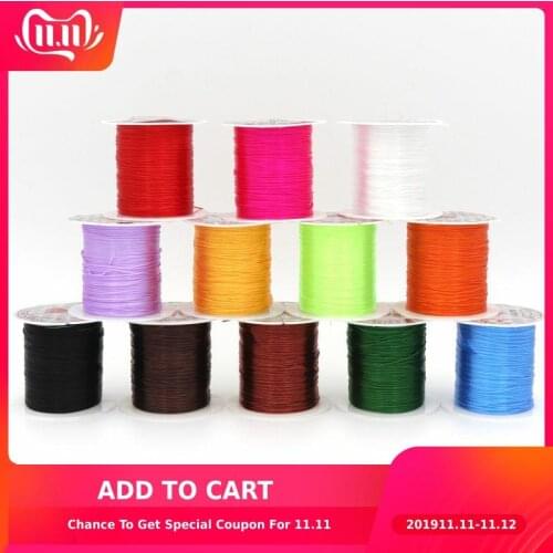 10 Meters/Roll 0.5mm Strong Beading Elastic Stretchy Cord Crystal Cord String Thread For Jewelry Making Diy Accessories