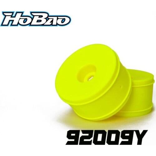 OFNA/HOBAO RACING 92009Y 1/8 REVO TRUGGY WHEEL (YELLOW), 2 PCS FOR 1/8 HYPER SST/ CAGE/ST PRO/ST RTR TRUGGY