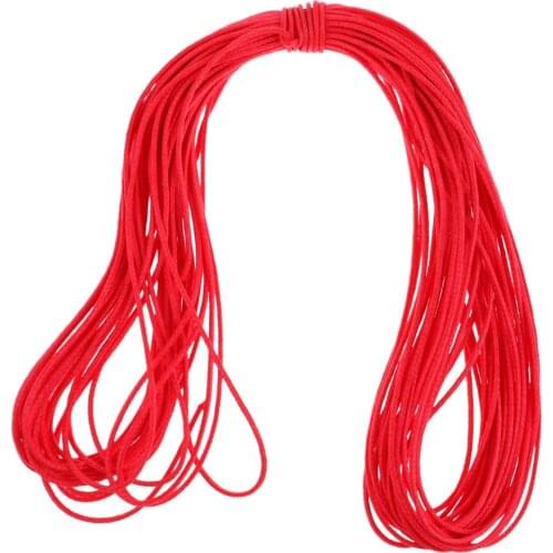 Red 2mm High Strength Tree Climbing Arborist Throw Line Fishing Camping Braid Rope Paracord 5/10/15/20/30/55m
