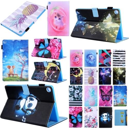 Magnet Flip Stand Funda Capa Leather Cover Case For Samsung Galaxy Tab A 8.0 2019 SM-T290 T295 T297 8.0" Tablet Coque +Film +Pen
