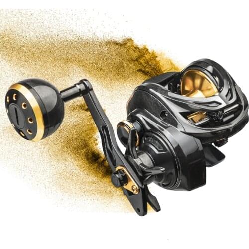 Mavllos Carbon Baitcasting Fishing Reel Left Right Hand Single Roud Metal Knob Metal Spool 16KG Drag Casting Reel for Snakehead