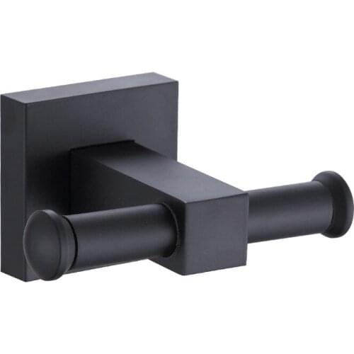 Aluminum Alloy Wall Mounted Towel Ring Robe Hook Door Hanger Coat Cloth Hooks