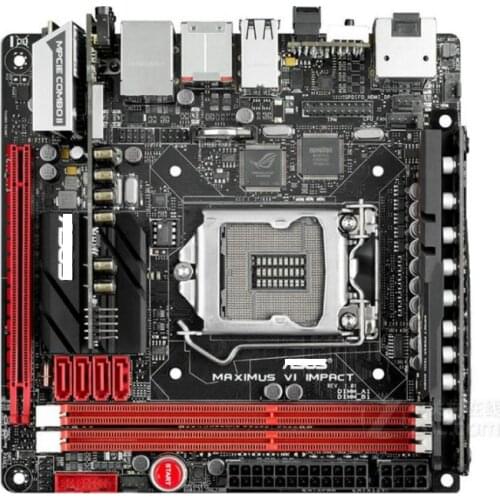 Asus Maximus VI Impact Desktop Motherboard Socket LGA 1150 i7 i5 i3 DDR3 SATA3 USB3.0 USED mainboard