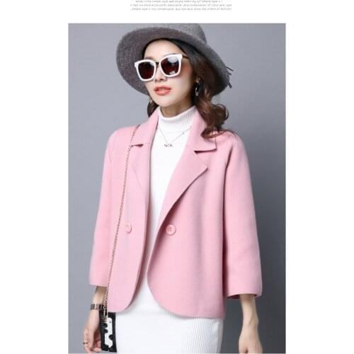 New Fashion 2019 Designer Womens Blazer runway Jacket Buttons Casual Slim Women blazers Female 2019 plus size Cotton Coat S0161