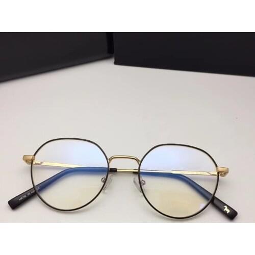 Luxury brand Round Women Pure Titanium Glasses Frame Men women Optical Myopia Prescription Eyeglasses Frame Ultralight Eyewear