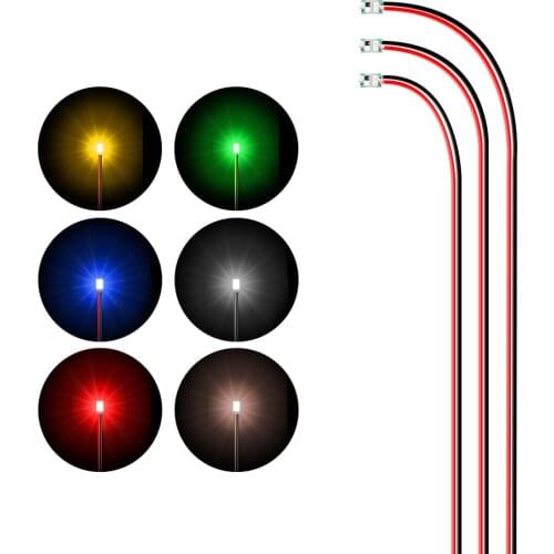 Wired Led SMD 12V 0805 Led Lamp Models Train Pre-soldered Micro Litz For Train Railway Landscape Lighting
