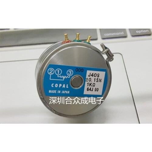 Section Po COPAL J40S 1K 0.15% conductive plastic potentiometer switch