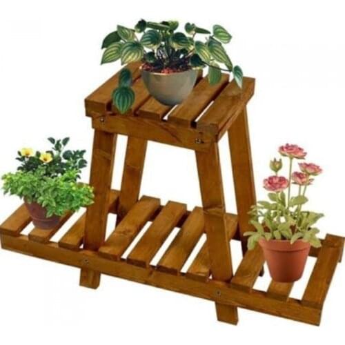 Pine Wood Flower Rack