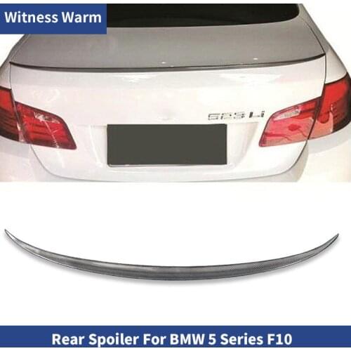 F10 M5 style Carbon Fiber Rear Wings Trunk Lip Spoiler For BMW F10 5 series F10 535i 525i 528i 530i car body kit 10-16