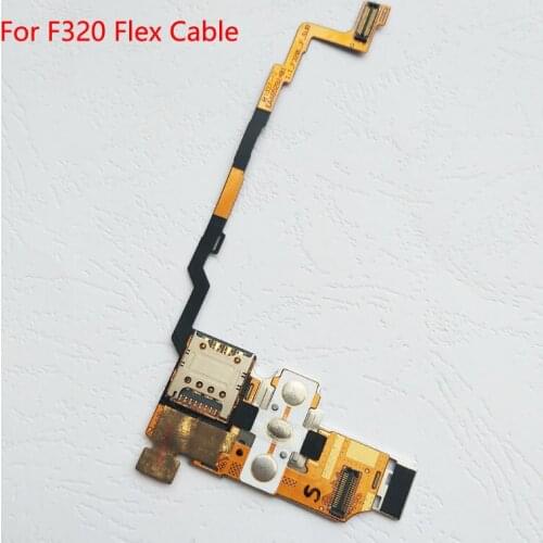 ZUCZUG New FPC For LG G2 F320 SIM Card Tray Solt Flex Cable SIM Card Holder Repair Part