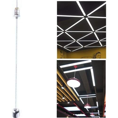 1m Steel Wires & Screws Suspension Mounting Wire Kit Lamp Hanging Wire Led Panel Rope Adjustable Accessories Lights For Cei T7D0