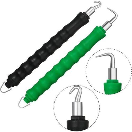 2pcs Rebar Tie Wire Twisters Automatic Concrete Metal Straight Hook Curved Tool 2pcs Retractable Rebar Tie